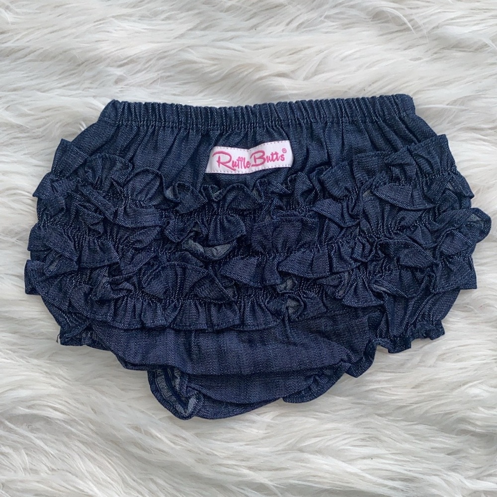 Ruffle Butts | Dark Wash Ruffle Bloomers